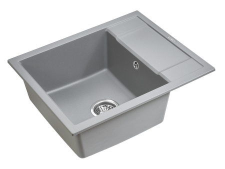 Кухонная мойка Paulmark FLUGEN 50-600 PM216050-GRM 60х50 цвет серый